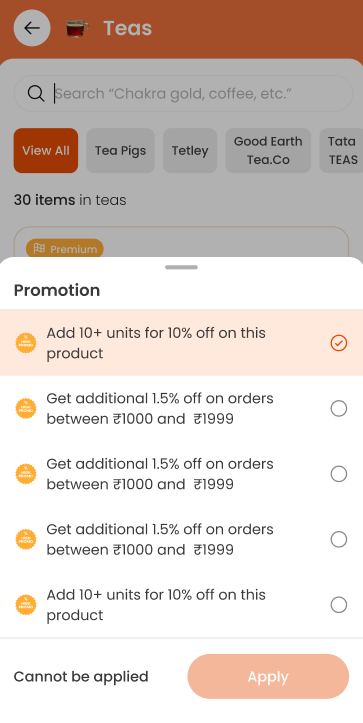 Tata Mavic — promotion schemes